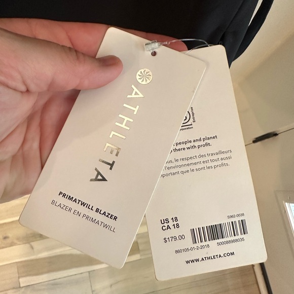 Athleta Endless Primatwill Blazer Sz 18 - Picture 2 of 5